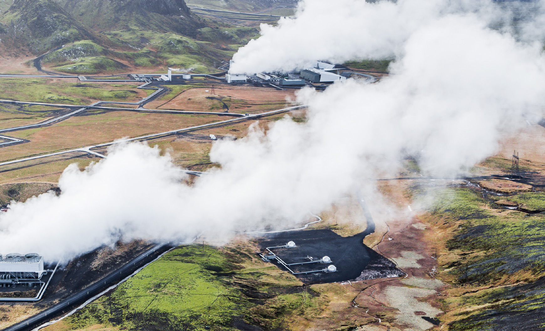 Das Geothermiekraftwerk Hellisheiði 