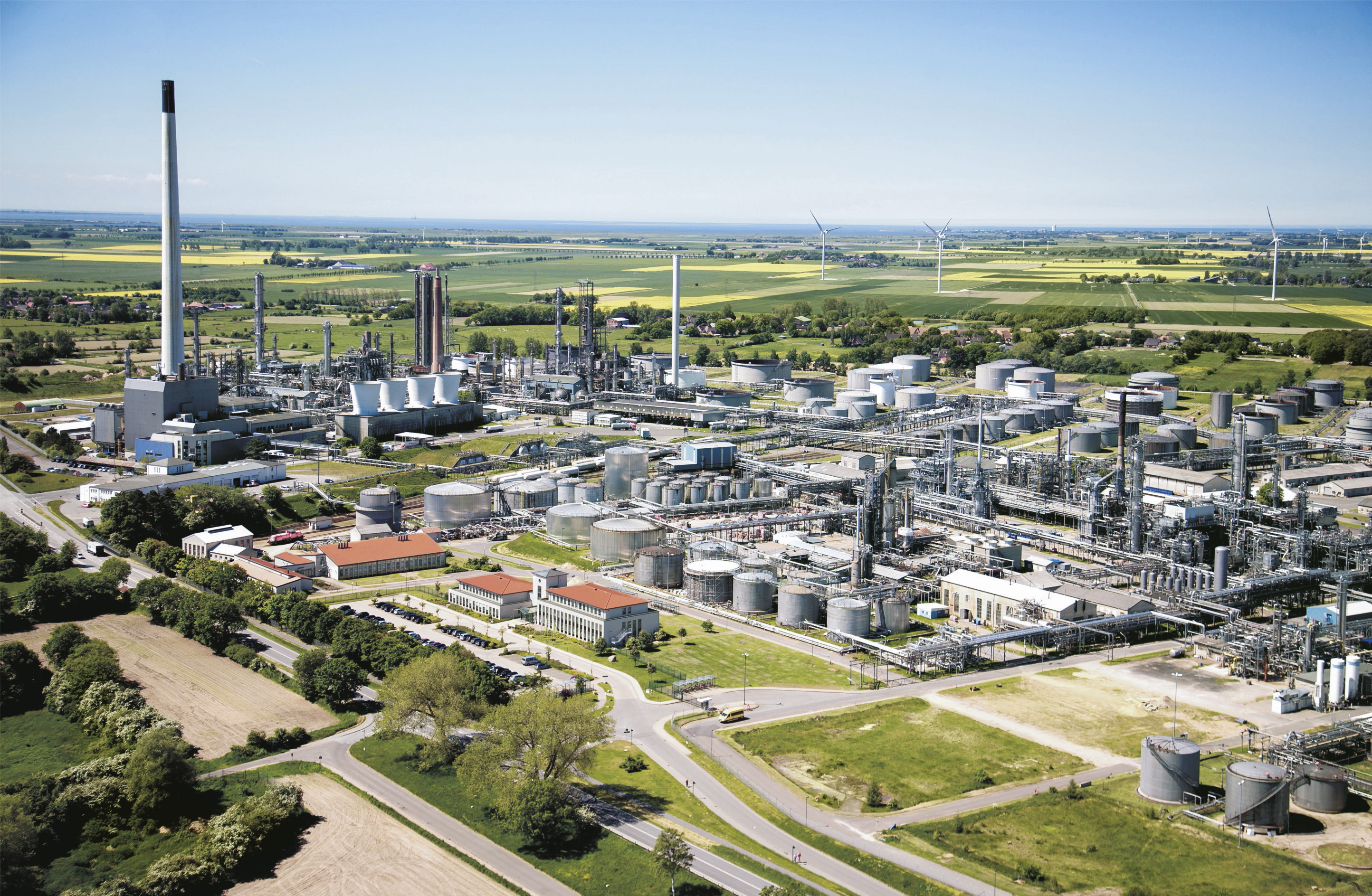 Raffinerie Heide processes four million tonnes of crude oil annually in Hemmingstedt.