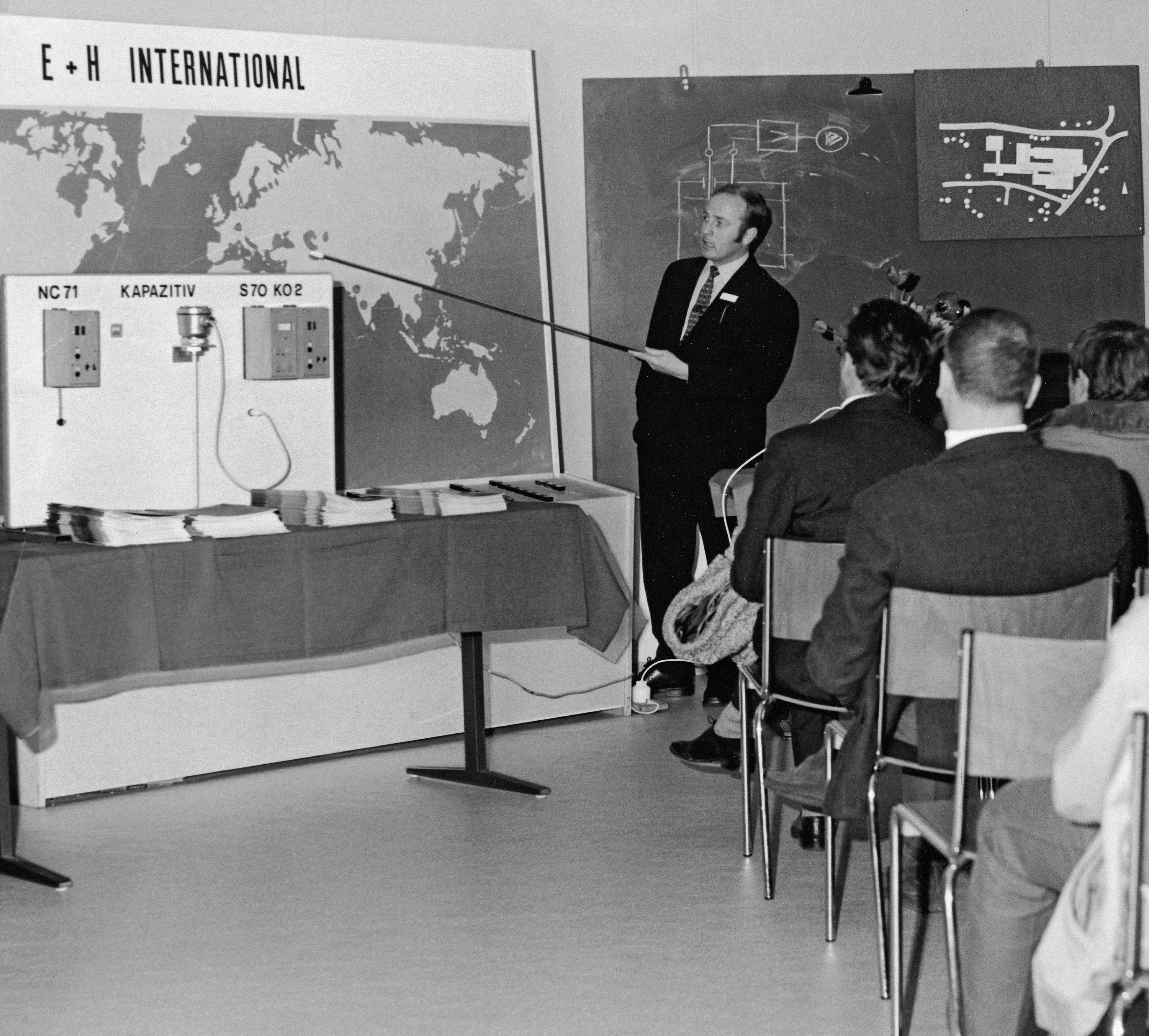 Endress+Hauser opened up foreign markets from 1960, including overseas from 1970.