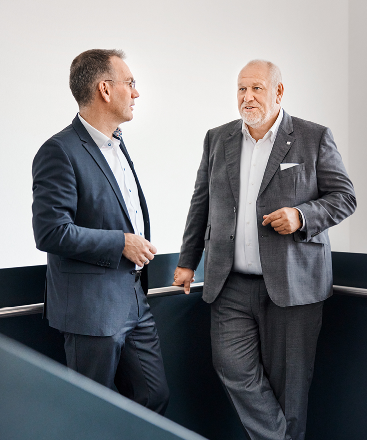  CEO Peter Selders and Supervisory Board president  Matthias Altendorf