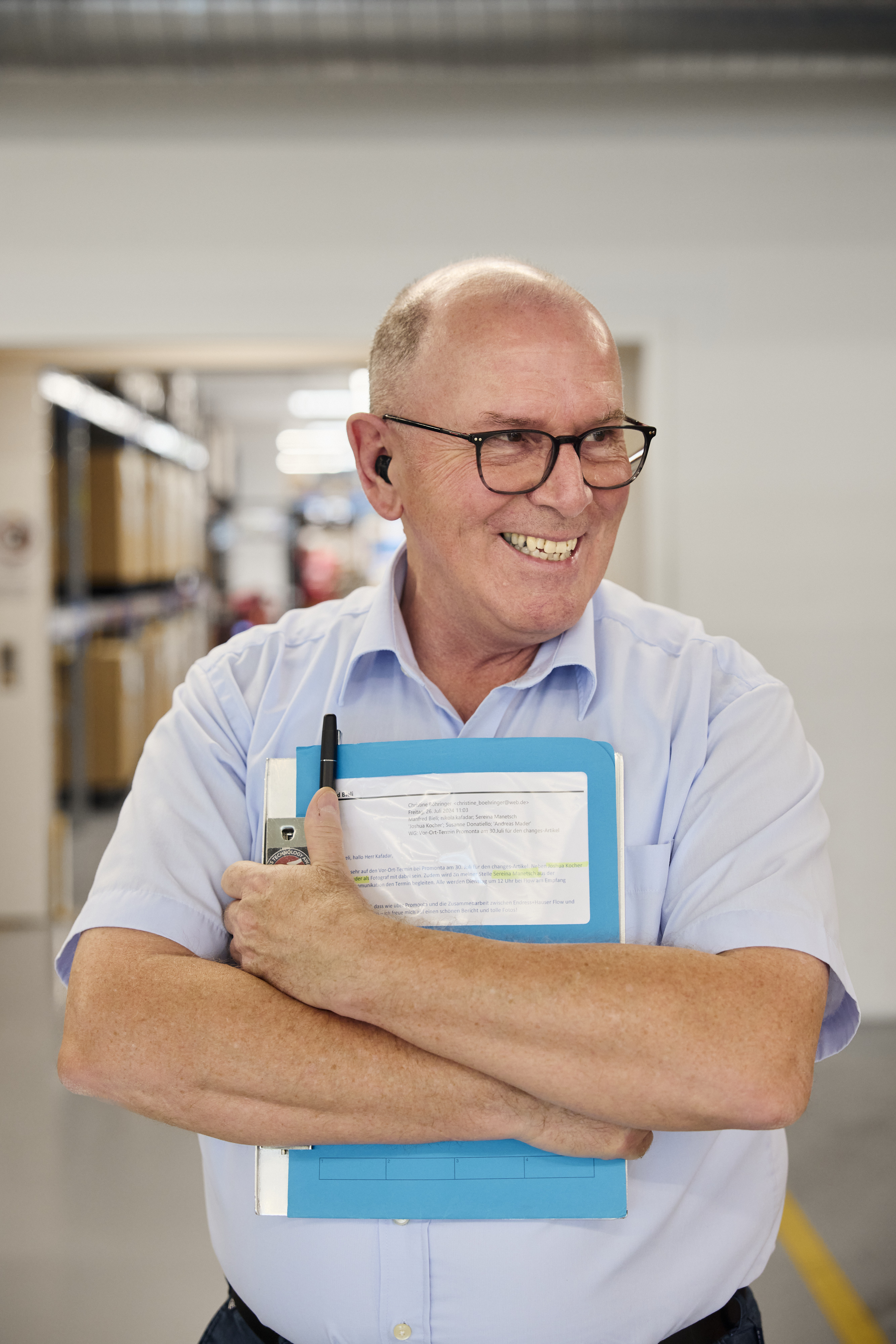 Manfred Bieli, former plant manager at Endress+Hauser Flow 