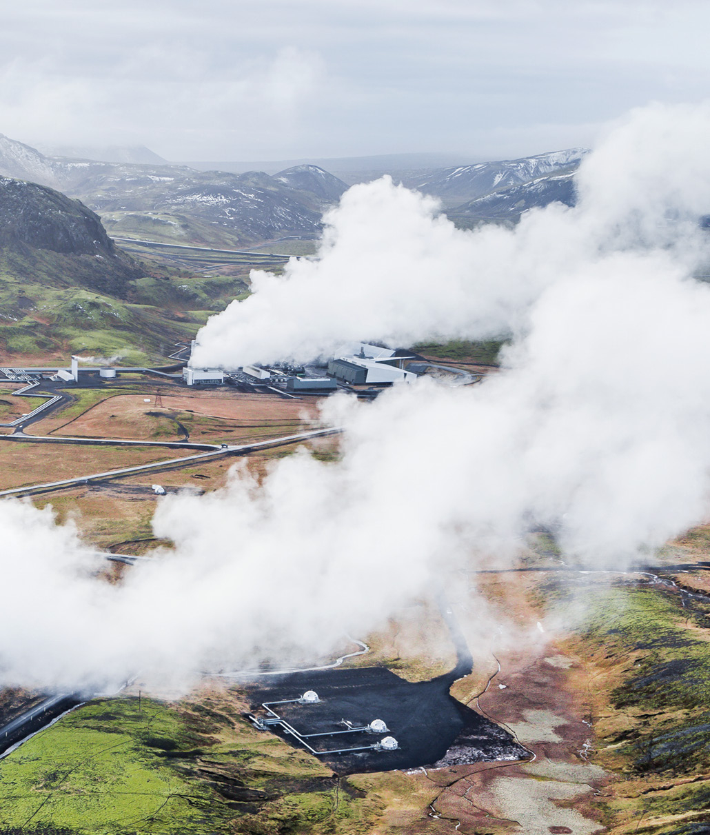 Die Anlagen des Schweizer Unternehmens Climeworks entfernen Kohlendioxid aus der Luft