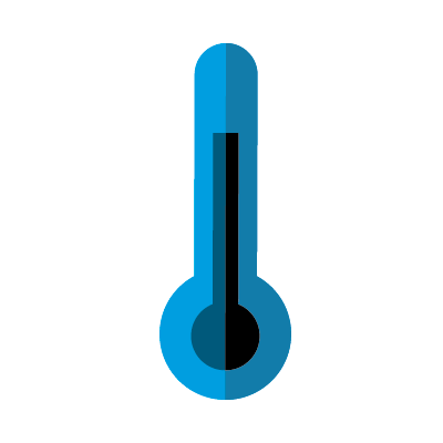 Grafik von einem Thermometer